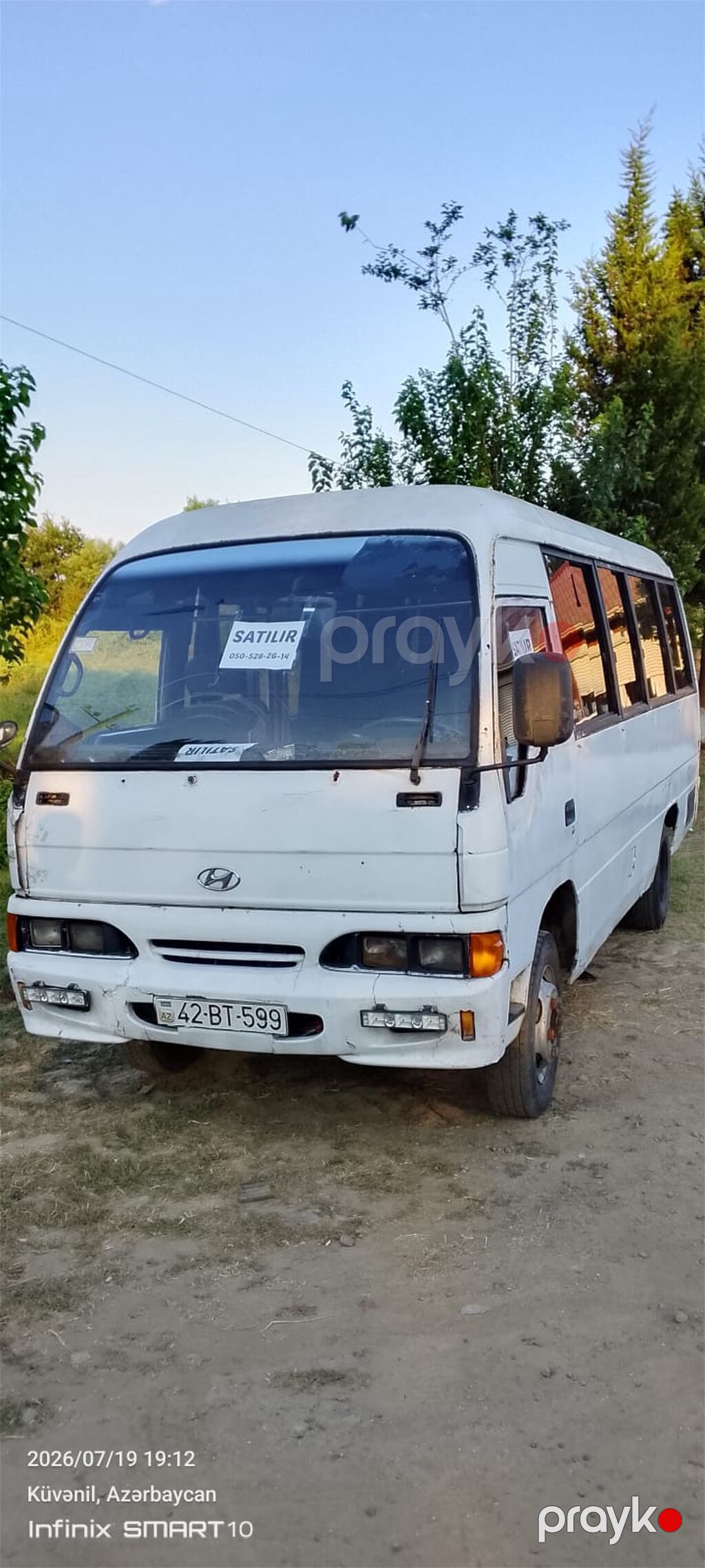 Hyundai County: 3.9 l 2001 il Mikroavtobus — Avtomobillər, Lənkəran