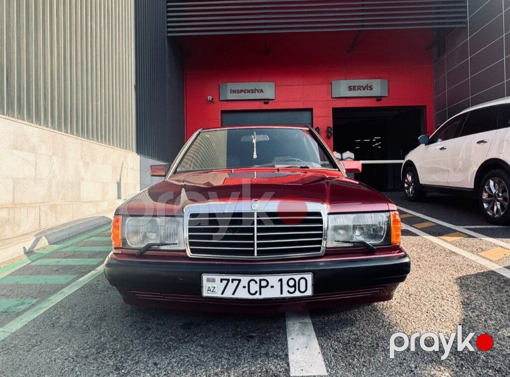 Mercedes 190, 2.6 L, 1990 il, 250 000 km — Avtomobillər, Bakı (2)