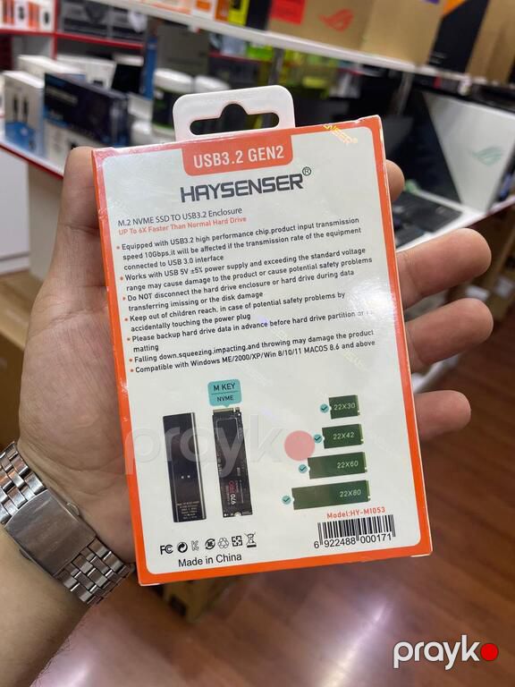 SSD qabı "haysenser USB 3.2 GEN2 10Gbps" — Kompüterlər və noutbuklar, Bakı (2)