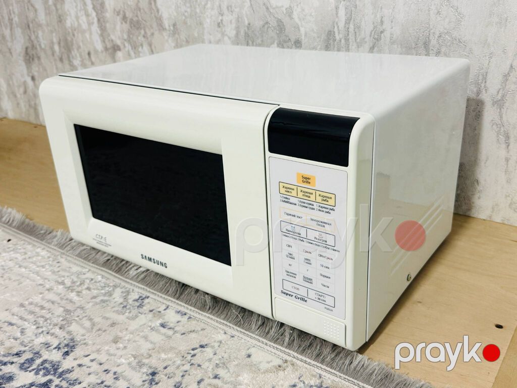 Mikrodalğalı soba Samsung, Mikrodalğalar ilə, rəng - Ağ, İşlənmiş — Mikrodalğalı sobalar, Bakı (2)