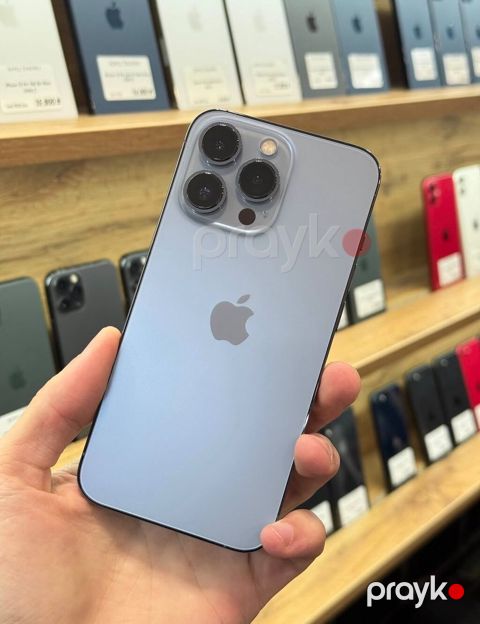 IPhone 13 Pro, 128 GB, Sierra Blue, Zəmanət, Simsiz şarj, Face ID — Digah