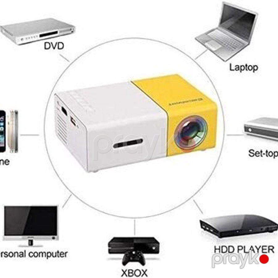 Mini proyektor YG300 — Səs texnikası, Bakı (3)