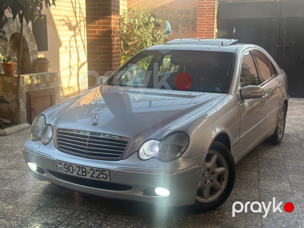 Mercedes C 200, 2.0 L, 2001 il, 292 000 km — Avtomobillər, Bakı (2)
