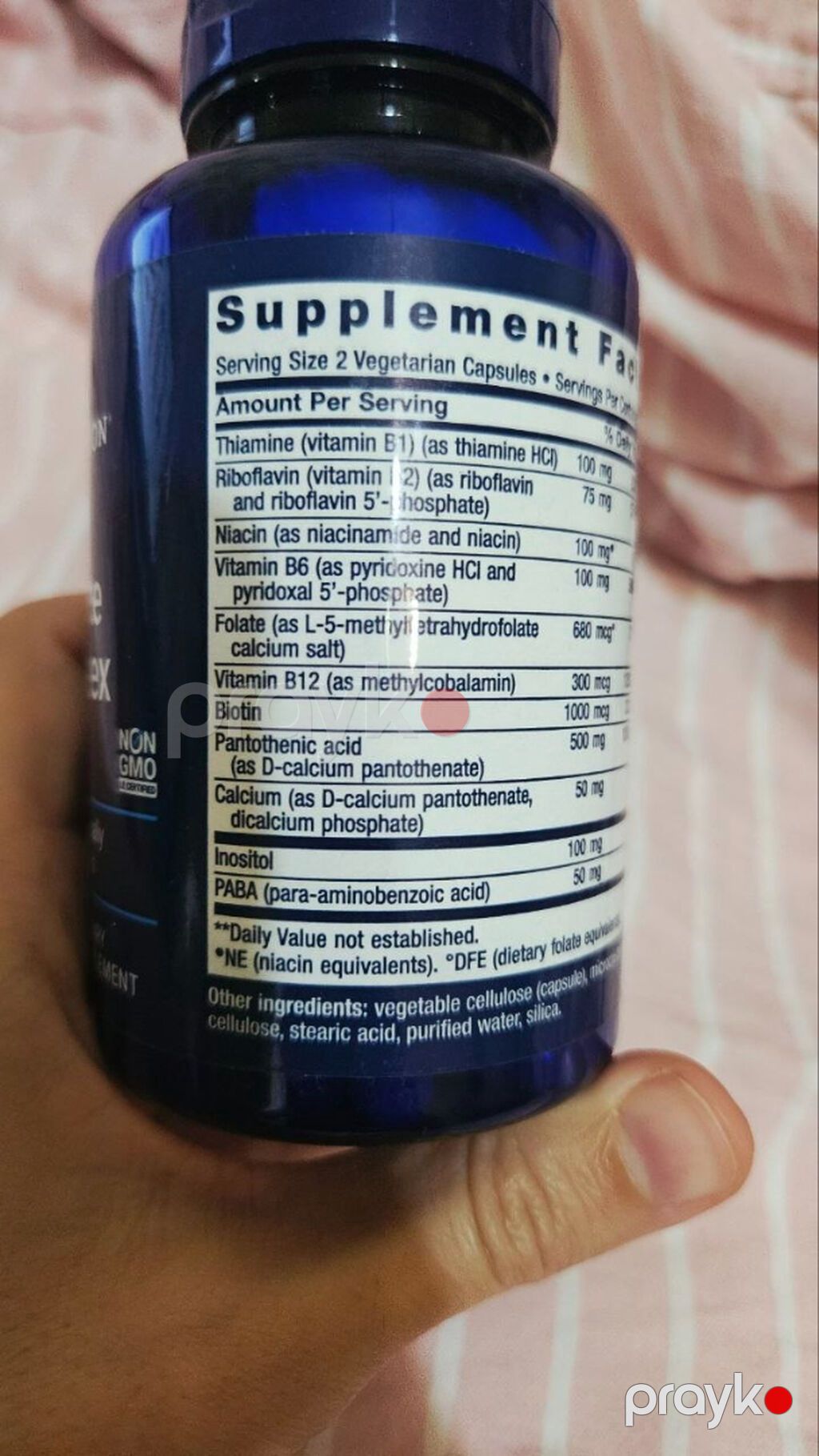 Life Extension yuksek dozali B‑Complex – qida əlavəsi. Təhminən 55 — Vitaminlər və qida əlavələri, Bakı (2)