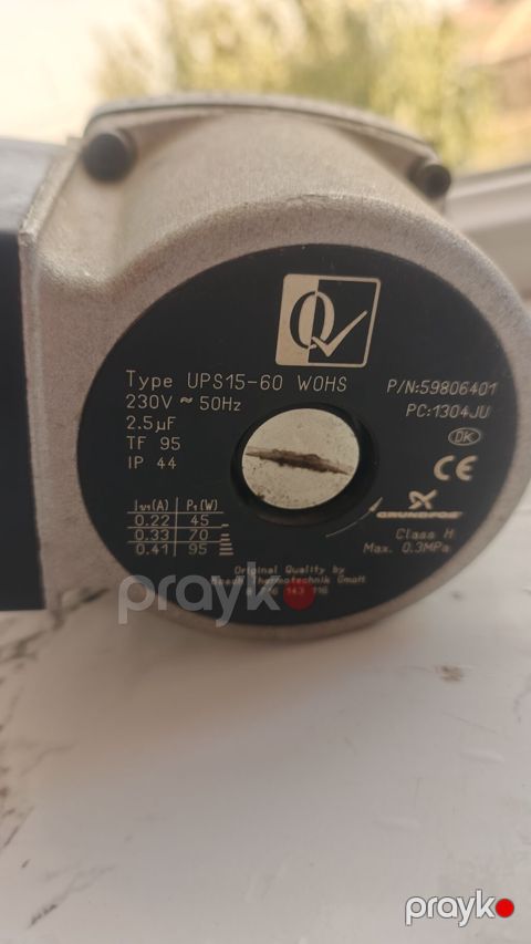 Qızdırıcı dövriyyə nasosu – Bosch Thermotechnik (Grundfos) UPS15-60 — Xırdalan