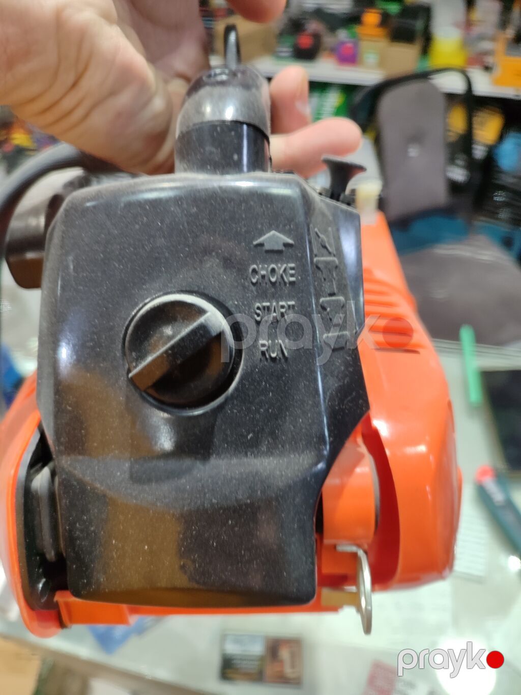 Benzinli zəncirli mişar – 12" bar - Model: 2500 (üstündə qeyd olunub) — Benzin və elektrik piltəkişləri, Digah (5)