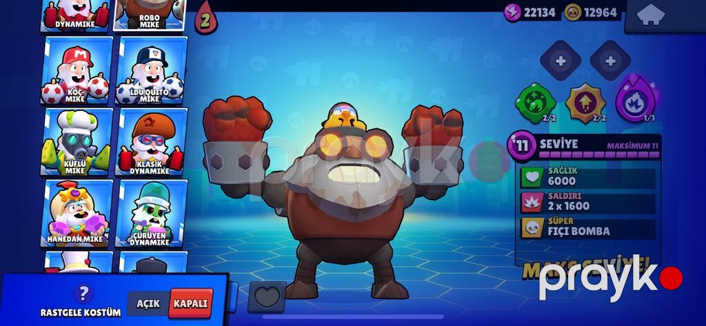 Brawl Stars hesabı – yüksək trofeyli və tam inkişaf etdirilmiş Salam — Sikkələr, Bakı (6)