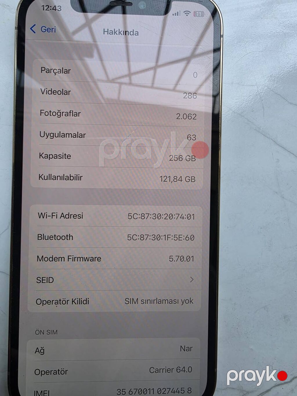 IPhone 12 Pro, 256 GB, Qızılı, Face ID — Apple iPhone, Bakı (2)