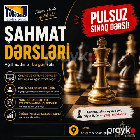 Şahmat dərsləri — Bakı
