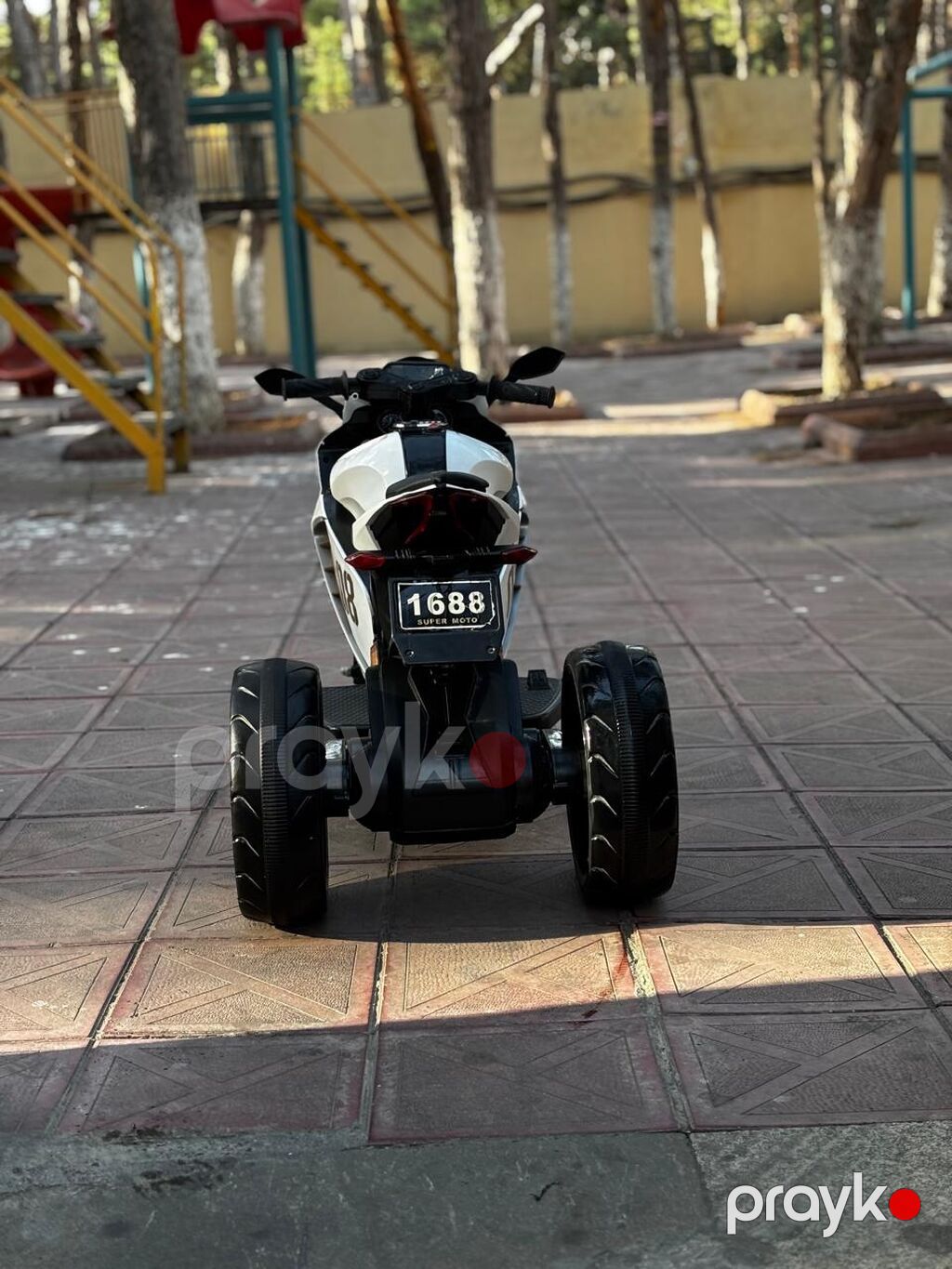 Uşaq üçün elektrikli üçtəkərli motosiklet - Model: “Super Moto 1688” — Oyuncaq nəqliyyatı, Masazır (5)