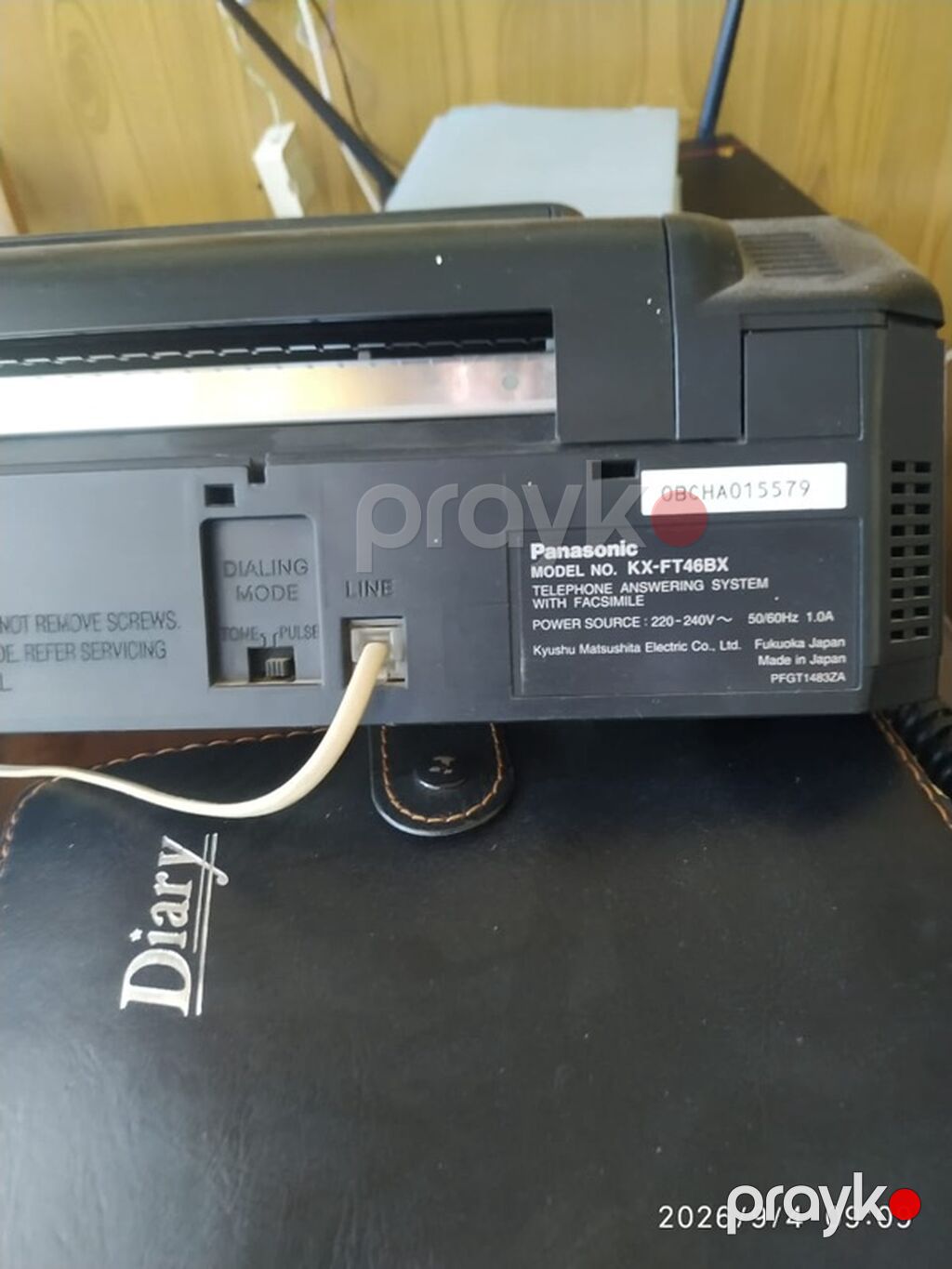 Stasionar telefon Panasonic, Simli, İşlənmiş — Kabel və radio telefonları, Xudat (2)