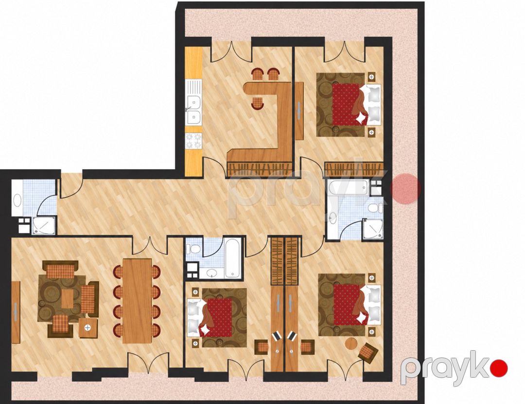 Satılır 5 otaqlı yeni tikili 216 m² — Mənzil, Bakı (2)
