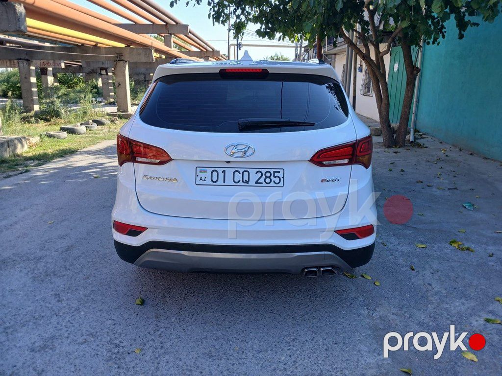 Hyundai Santa Fe, 2.0 L, 2016 il, 200 000 km — Avtomobillər, Bakı (4)