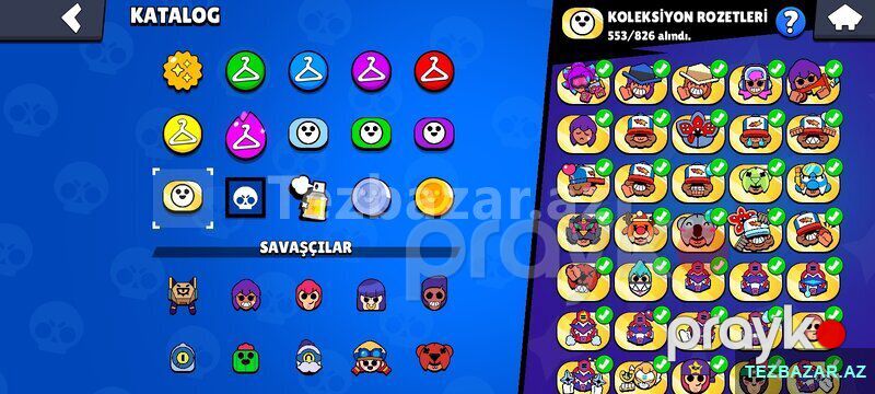 Brawl 77 k ıdeyal hesab — Oyunlar, konsollər və proqramlar, Bakı (7)
