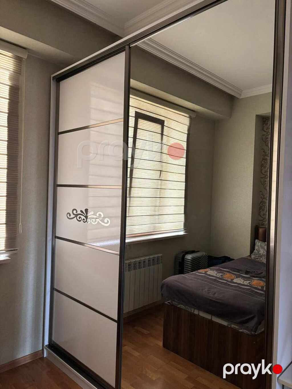 İşlənmiş, 2 qapılı, Güzgülü, Ağ, Dəmir, Kupe, Düz dolab — Şkaflar, Bakı (2)