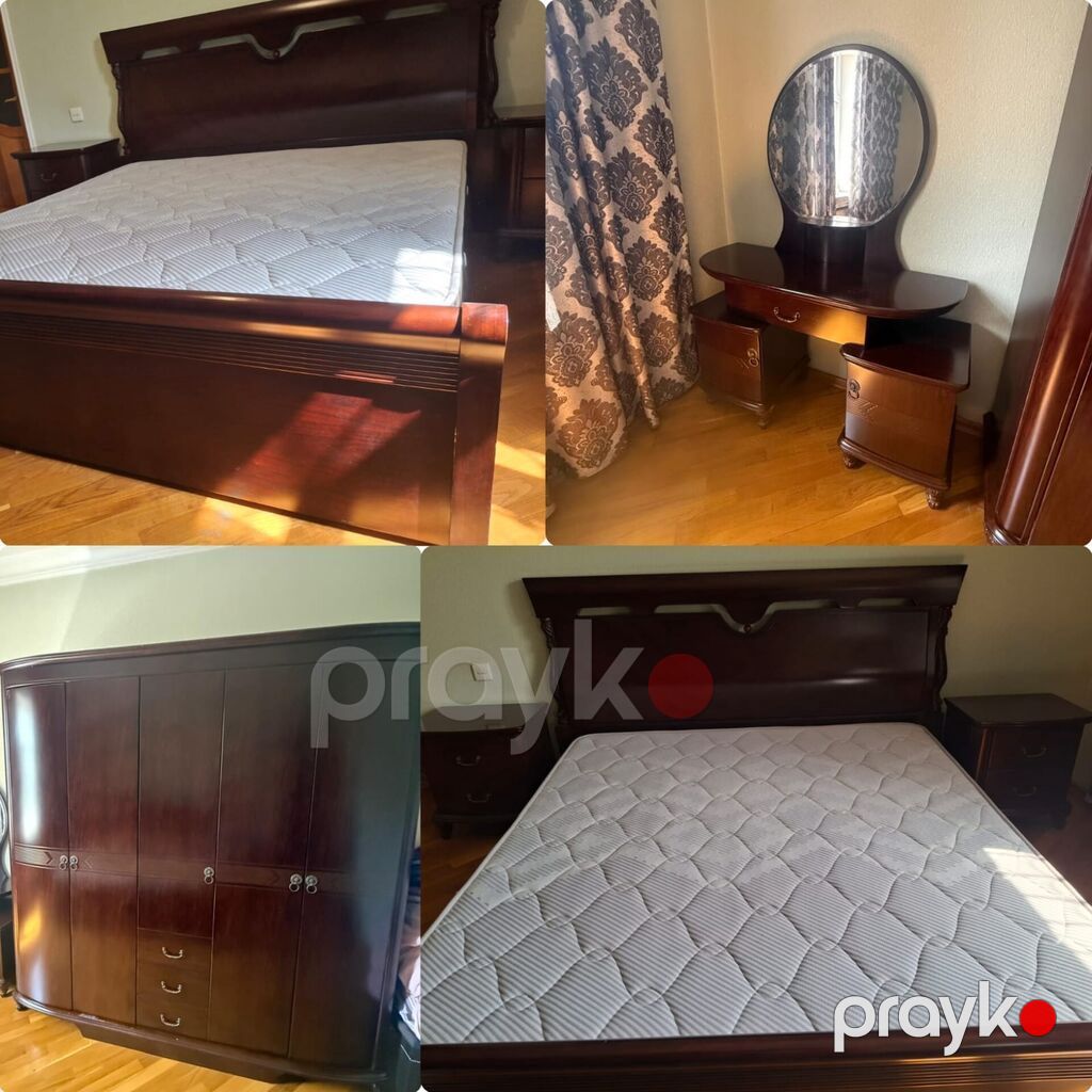 Yataq otağı mebeli. 380azn. evden cıxmalıdı. Matras var — Yataq otağı mobilya dəstləri, Bakı
