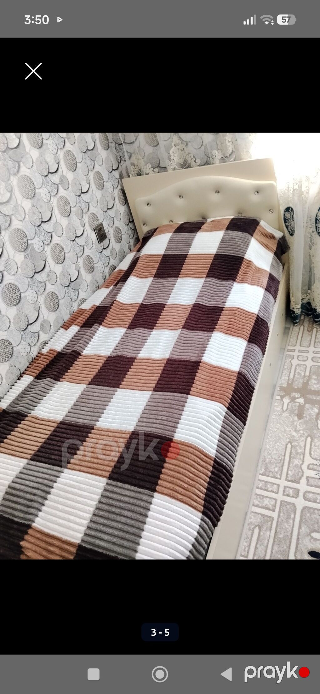 Yeni, Təknəfərlik çarpayı, Bazalı, Matras ilə, Siyirməsiz — Yataqlar, Saray (2)