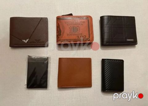 Məhsul: Kişi pulqabıları və kartlıq modelləri (çeşidli dizaynlar) — Bakı
