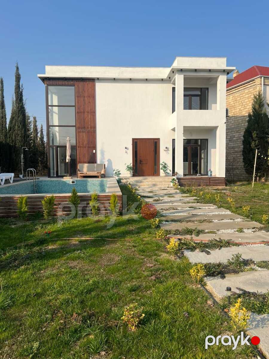 Satılır 5 otaqlı həyət evi/bağ evi 220 m² — Ev, villa, Bakı (2)