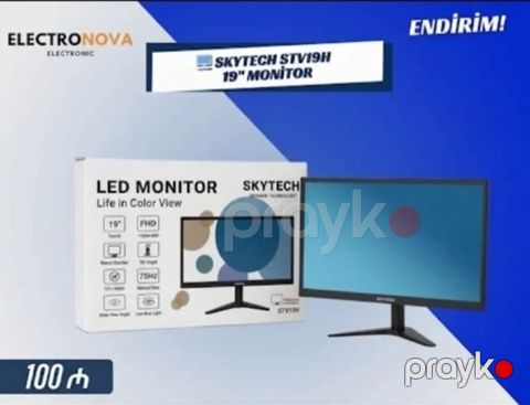 Skytech STV19H LED Monitor – 19" Xüsusiyyətlər: - Ekran: 19", LED — Digah