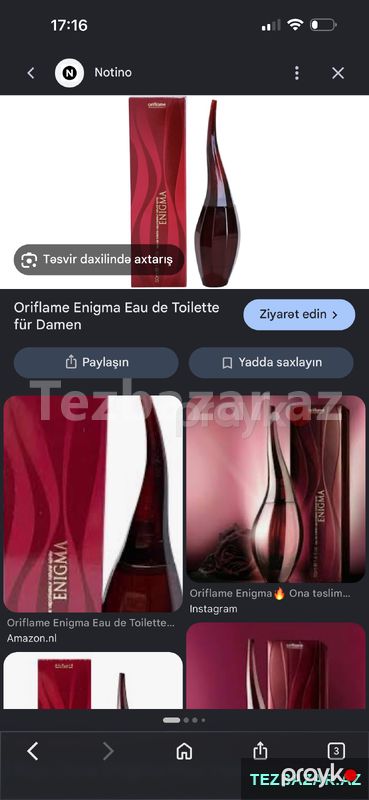 Mene enigma parfumu lazimdi — Bakı