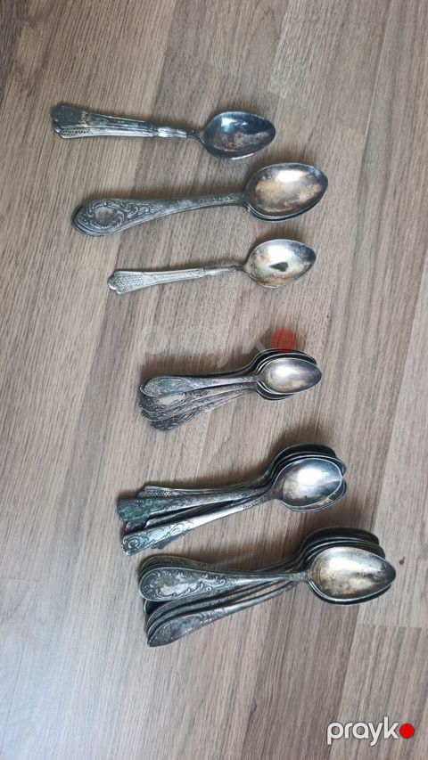 Məhsul: Köhnə üslubda metal çay qaşıqları dəsti Təsvir: - Klassik — Bakı