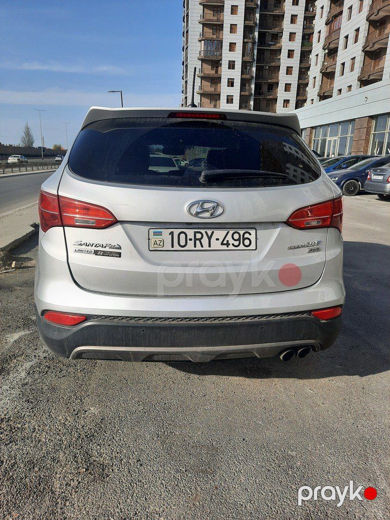 Hyundai Santa Fe, 2.0 L, 2013 il, 142 500 km — Avtomobillər, Bakı (2)
