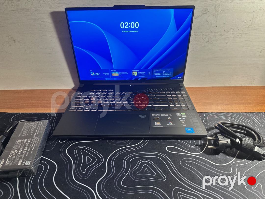 ​Asus TUF Gaming F16, Intel Core 5, RTX 3050 6GB — Noutbuklar, Bakı (2)