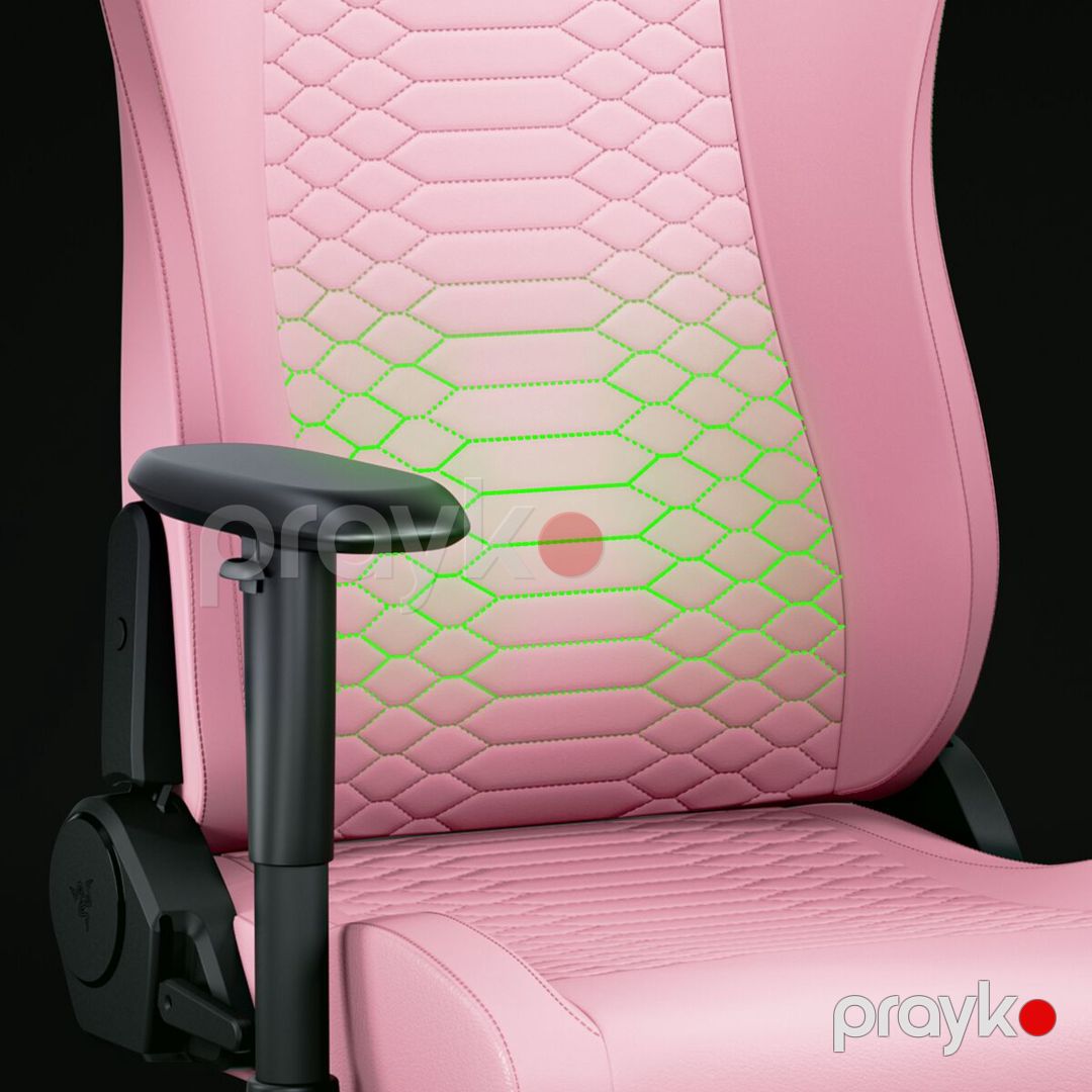 Ofis kreslosu Razer chair Iskur V2 X NewGen, leather, 2D-Armrests, quartz Gaming Chair — Mebel, Bakı (7)