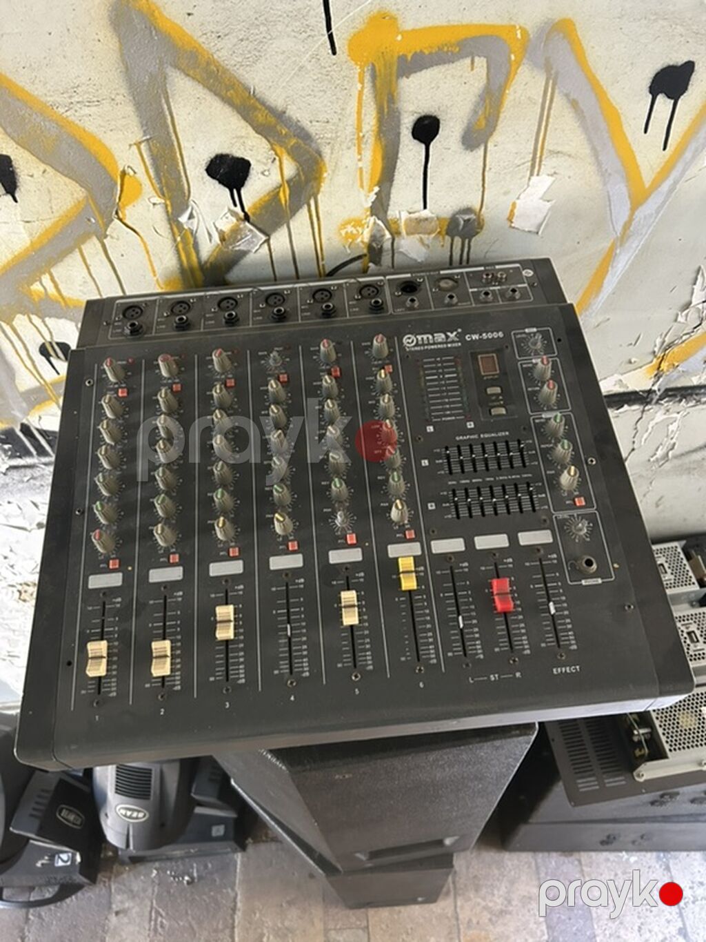 Omax CW-5006 peşəkar audio mikser - 6 mono kanal: Hər kanalda XLR və — Studiya və konsert üçün, Bakı (2)