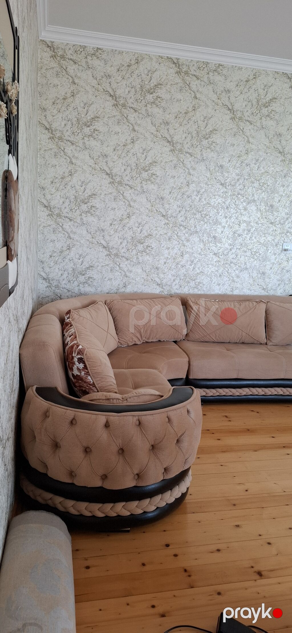 Künc divan dəsti. Əla vəziyyətdədi.hər iki tərəf bazalıdı, açılıb — Divanlər, Bakı (3)