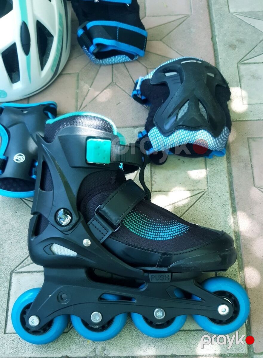 Ролики Powerslide Joker Blue Sky Combo — İdman, hobi, istirahət, Bakı (4)