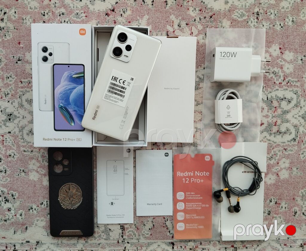 Redmi Note 12 Pro+, 256 GB, rəng - Ağ, Zəmanət, Sensor, Barmaq izi — Xiaomi, Bakı (2)