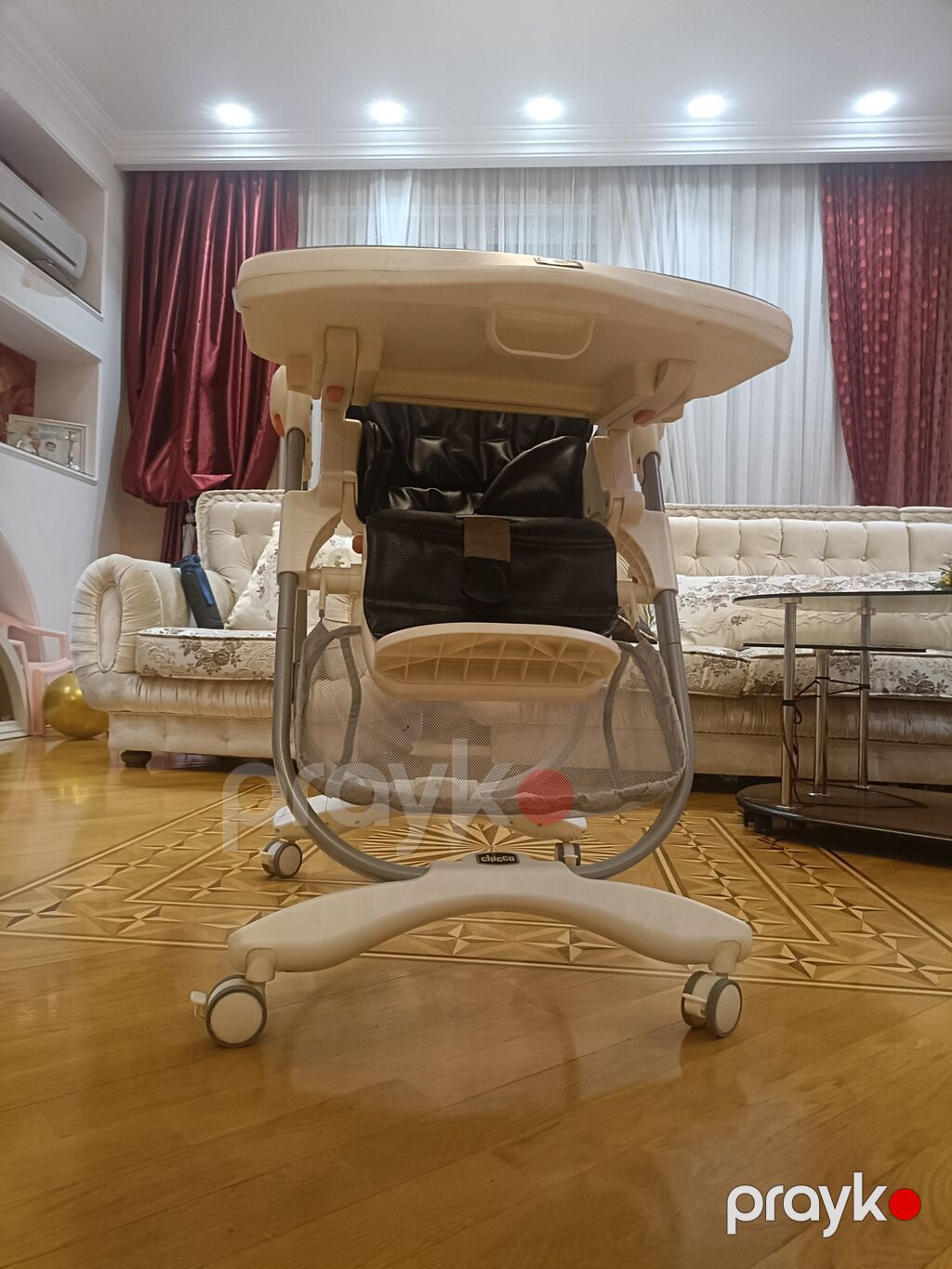 Chicco yemək üçün uşaq stulu - Brend/model: Chicco (loqo üzərində) — Qidalandırma stulları, Bakı (4)