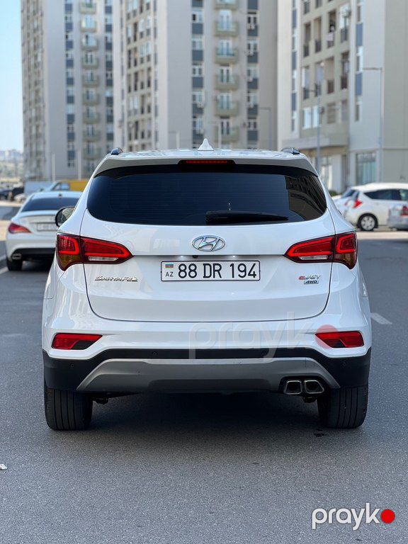 Hyundai Santa Fe, 2.0 L, 2016 il, 167 300 km — Avtomobillər, Bakı (2)