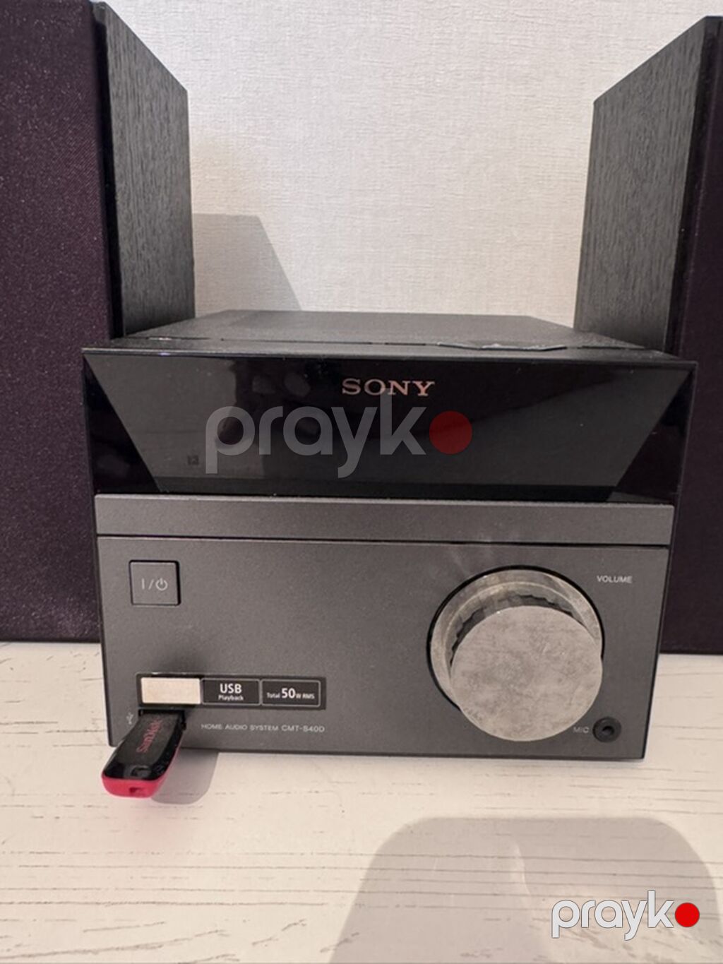 Sony CMT-S40D ev audio sistemi - Kompakt 2.0 mikro-muzik mərkəzi — Akustik sistemlər, Digah (2)