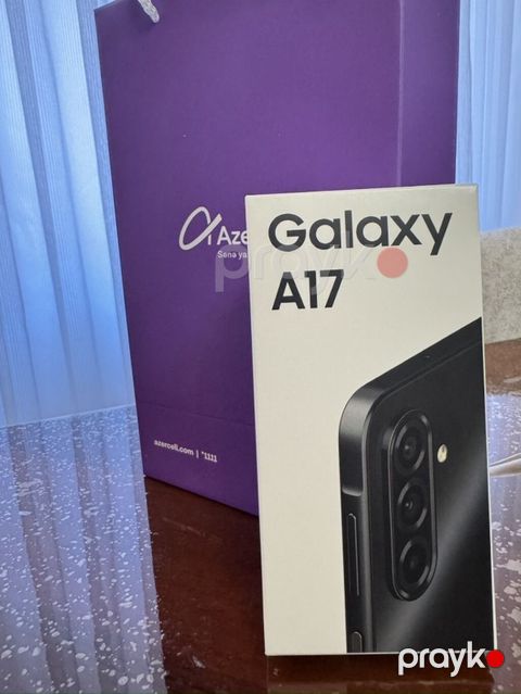 Samsung Galaxy A17, 256 GB, rəng - Qara, Barmaq izi, İki sim kartlı, Face ID — Bakı