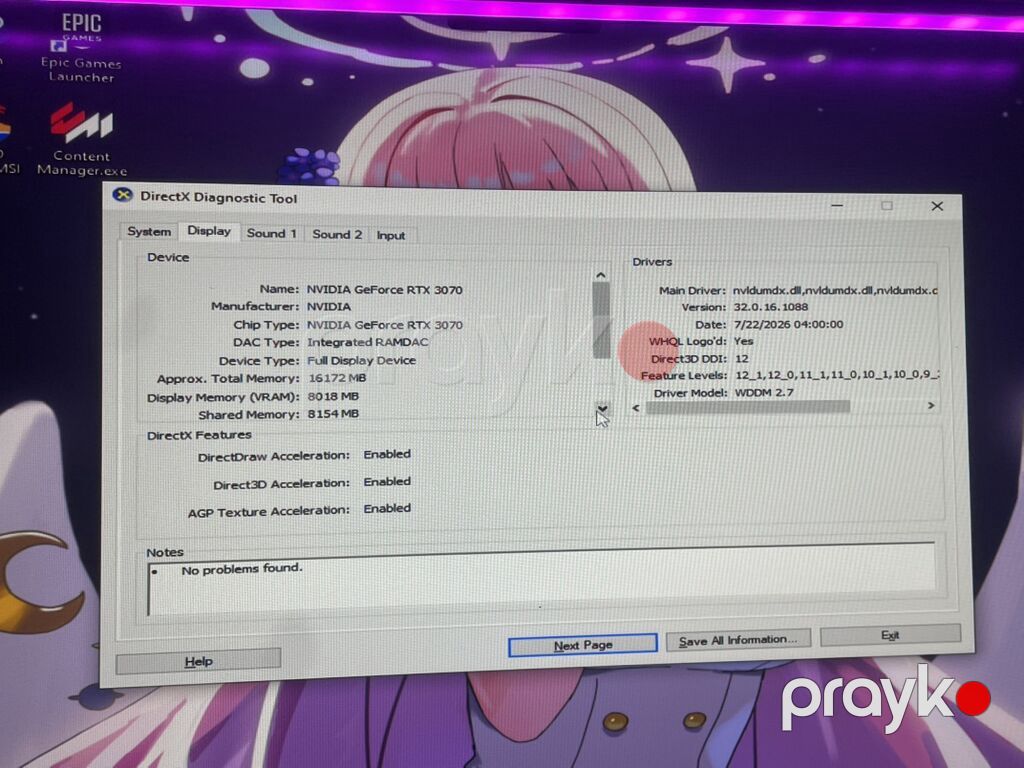 Satılır Prosessor:Ryzen 7-5700X Gpu-rtx 3070 Zotac Gaming 8GB — Masaüstü kompüterlər, Bakı (4)