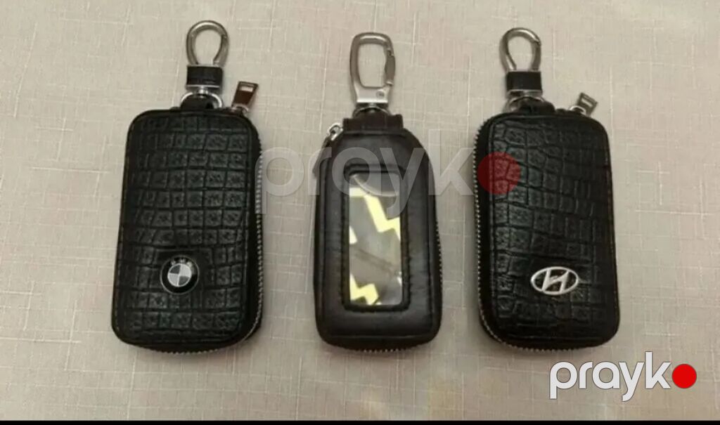 Avtomobil açarı üçün qara rəngli dərili qoruyucu futlyar/key case — Digər, Bakı (4)