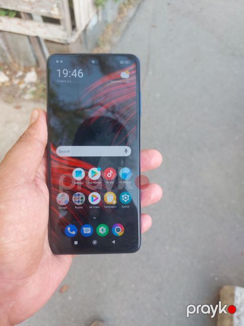 Xiaomi 256 GB, rəng - Göy, Sensor, Barmaq izi, İki sim kartlı — Bakı