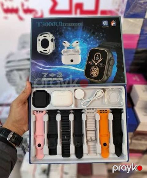 Smart saat və qulaqlıq - T3000 Ultra Max deluxe edition — Bakı