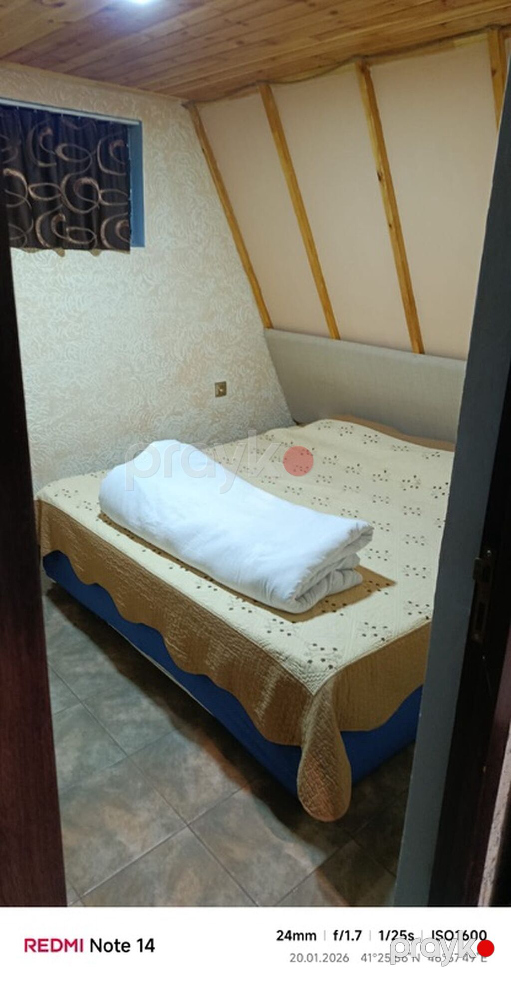 Qaxda A‑Frame tipli dağ evi – gündəlik istirahət üçün - Üslub: trapes — Ev, villa, Qax (7)