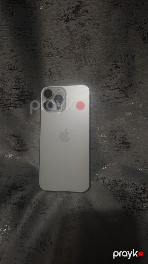 IPhone 13 Pro Max, 128 GB, White Titanium, Zəmanət, Simsiz şarj, Face ID — Bakı