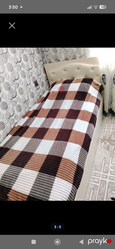 Yeni, Təknəfərlik çarpayı, Bazalı, Matras ilə, Siyirməsiz — Saray