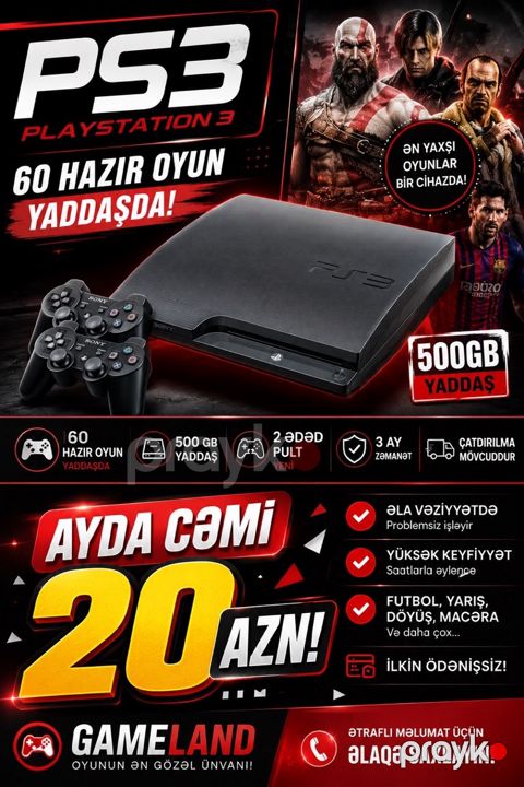 Sony PlayStation 3 320GB — Bakı