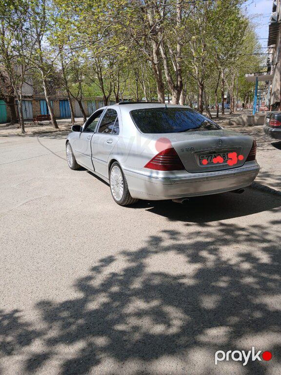 Mercedes S 320, 3.2 L, 2000 il, 540 000 km — Avtomobillər, Tovuz (8)