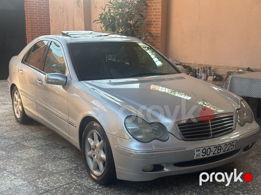 Mercedes C 200, 2.0 L, 2001 il, 292 000 km — Avtomobillər, Bakı (6)