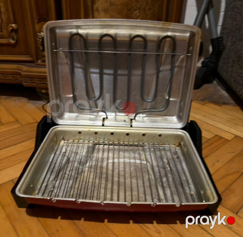 Elektrik manqal/şiş kabab aparatı - Tip: Elektrikli masaüstü manqal — Soba və qrillər, Bakı (4)