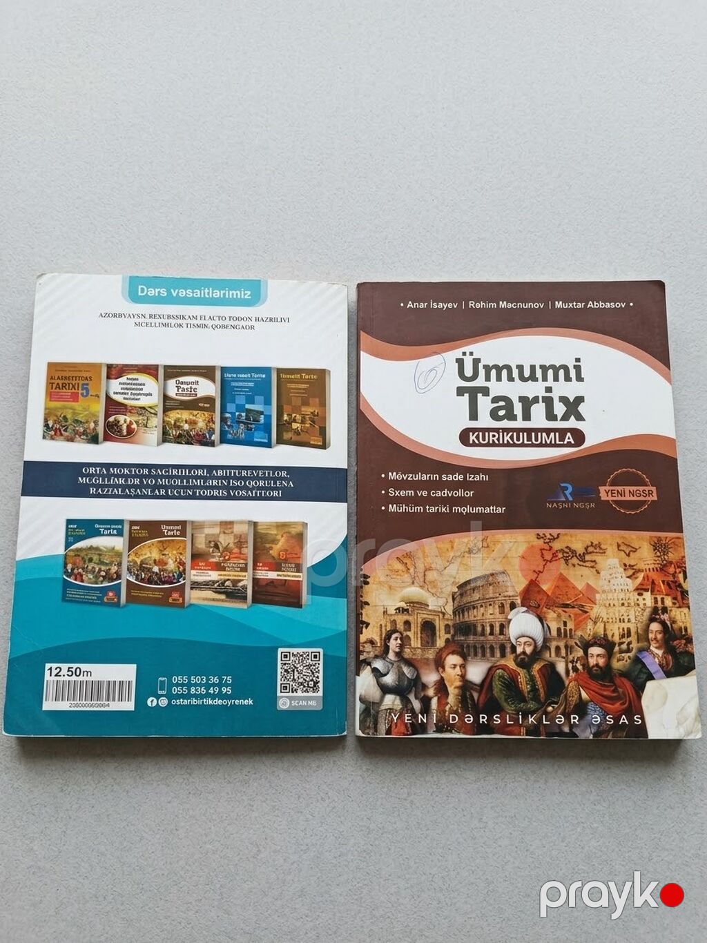 Ikisi bir yerde 9.99 Məhsul: “Ümumi Tarix – Kurikulumla” dərs — Kitablar, Şəki