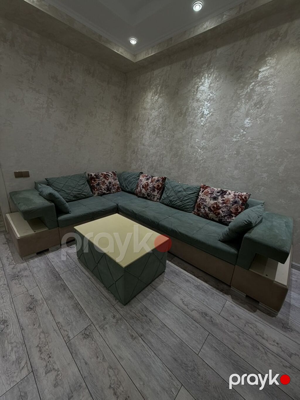 İşlənmiş, Künc divan, Qonaq otağı üçün, Açılmayan — Yumşaq mobilya dəstləri, Qobu (2)
